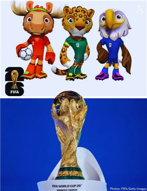 2026年世界杯吉祥物是什么 2026年世界杯吉祥物图片